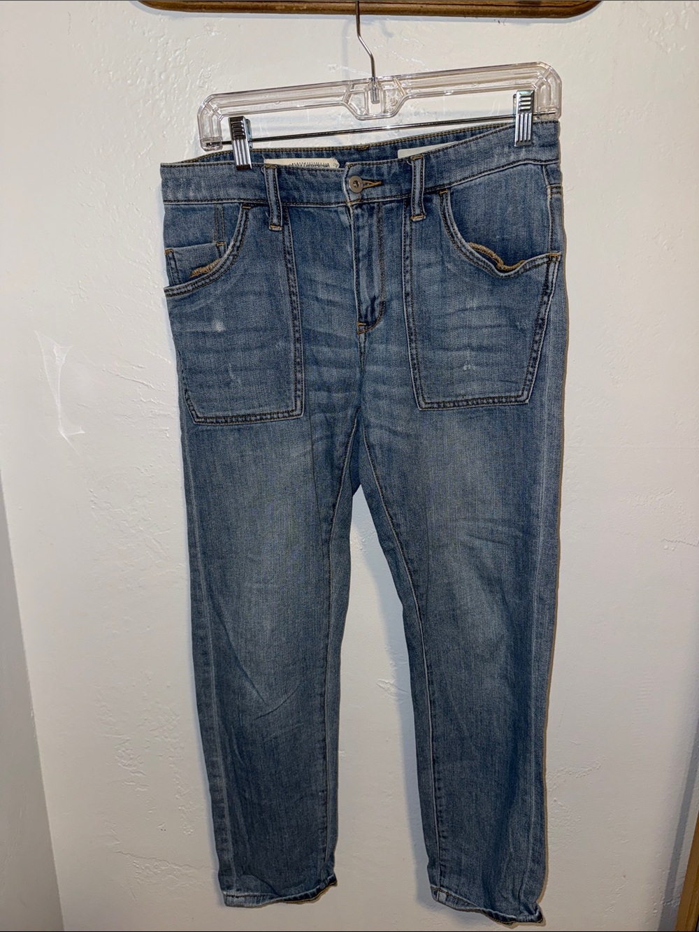 Pilcro and the Letterpress Men's Washed Blue Relaxed Jeans